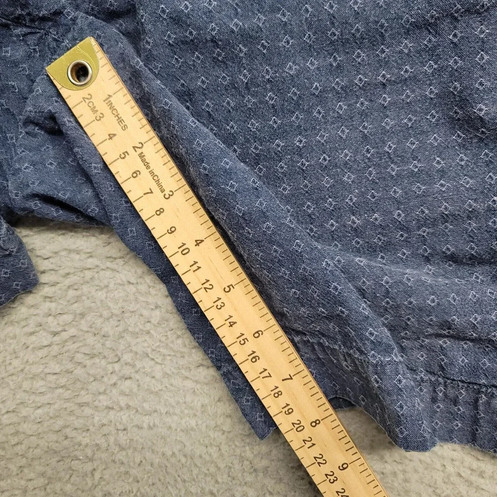 Polo‎ Ralph Lauren Shorts Mens 38 Blue Geometric Straight Fit Casual Lightweight